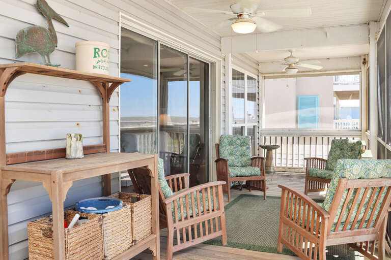 Beachfront Screened Porch