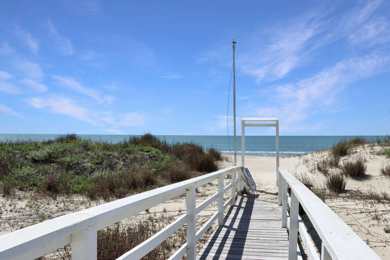 Beach Access from Private Boardwalk