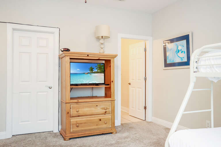 Bedroom 1 with TV and Full Bath Bedroom 1 with TV and Full Bath
