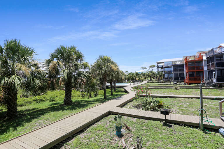 View of Community Pool from 2-The-Beach!