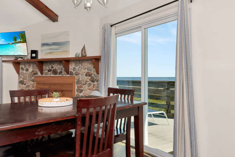 Beach Front Dining Area