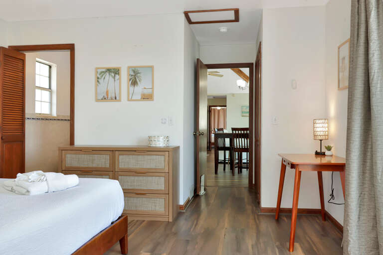 Bedroom 1 - Workspace and Master Bath