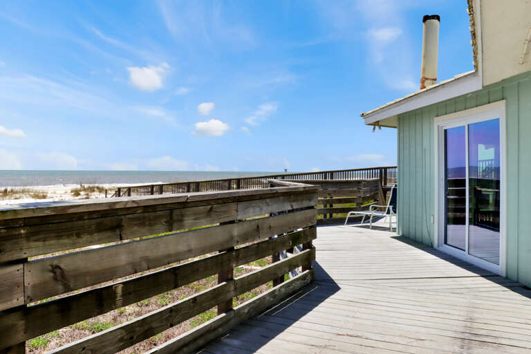 Large Beach Front Deck