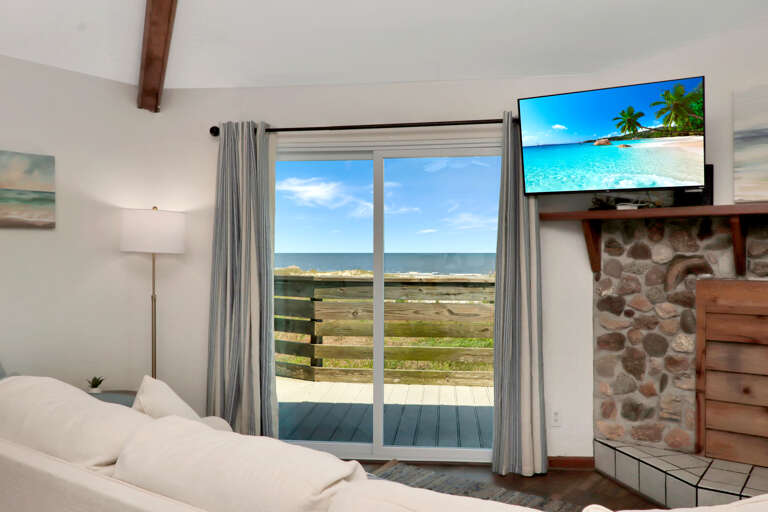 Living Room with Beach View