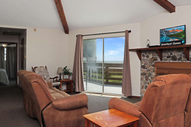 Living Room View onto Deck