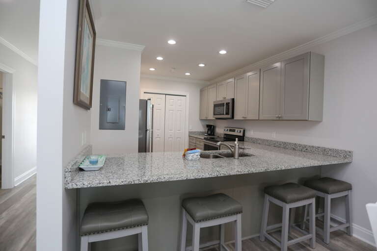 Kitchen with Bar Seating