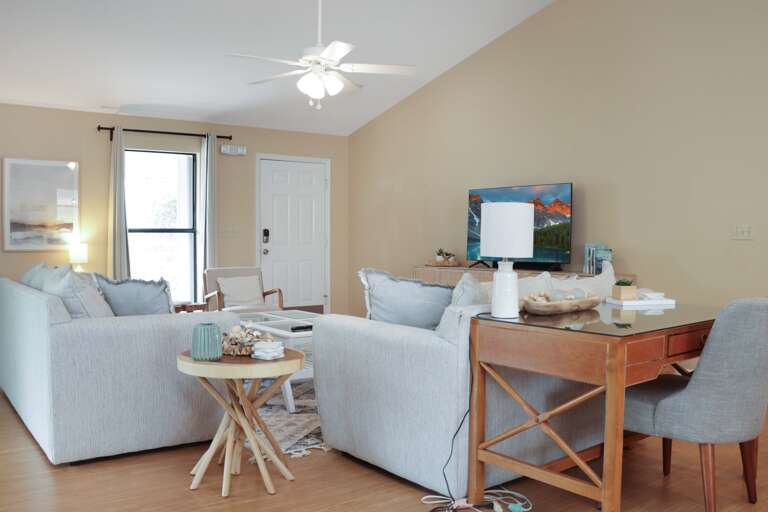 Living Room and Workspace