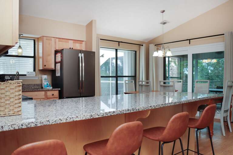 Kitchen Bar and Dining Area