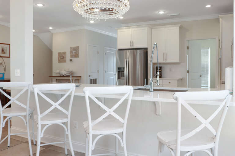 Kitchen with Bar Seating