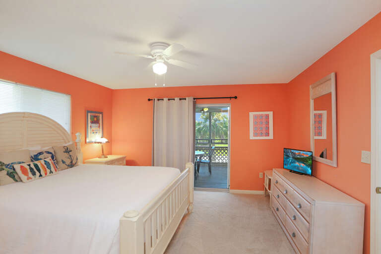 Bedroom 1 - View onto Deck