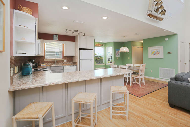 Kitchen with Bar Seating