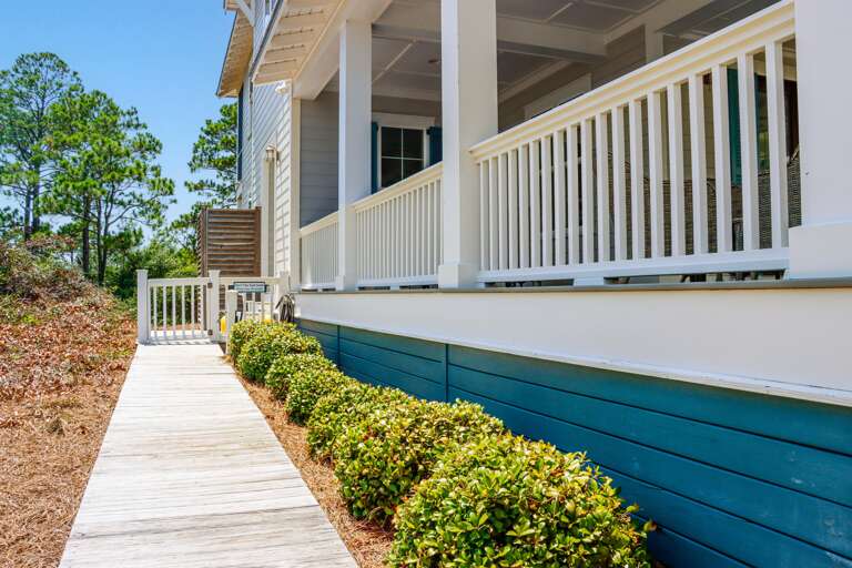 Walkway to Private Outdoor Shower