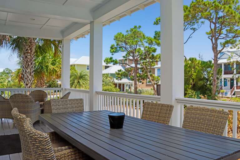 Outdoor Dining and Seating on Porch Outdoor Dining and Seating on Porch