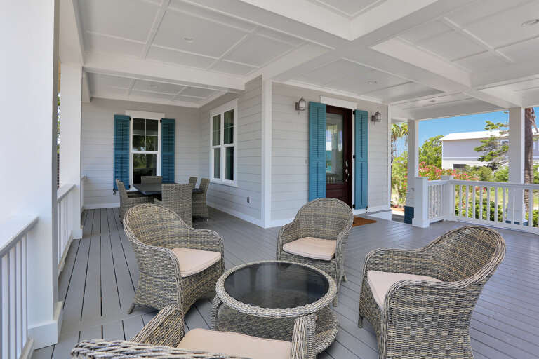 Sitting & Dining on Front Porch Sitting & Dining on Front Porch