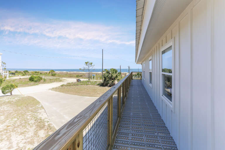 Beach View from East Side Deck