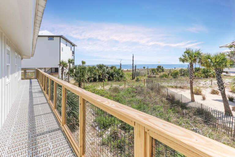 Beach View from West Side Deck