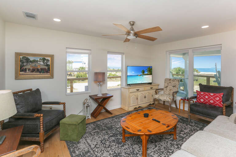 Great Beach Views from Living Room Great Beach Views from Living Room