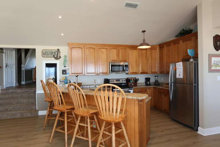 Kitchen with Bar Seating