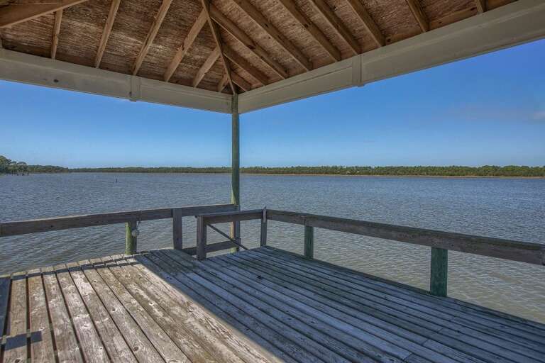 Gazebo at the End of Dock