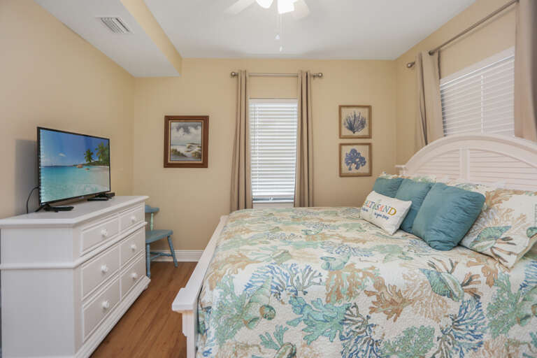 Bedroom 1 with TV