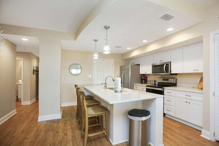 Kitchen with Bar Seating Kitchen with Bar Seating