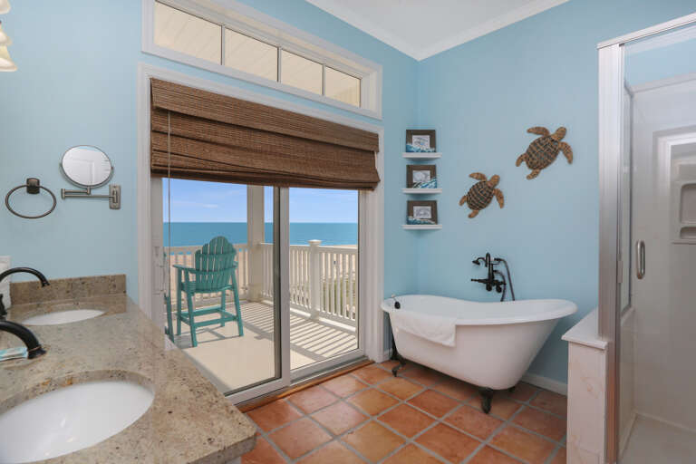 Bedroom 2 - Master Bath Shower & Tub
