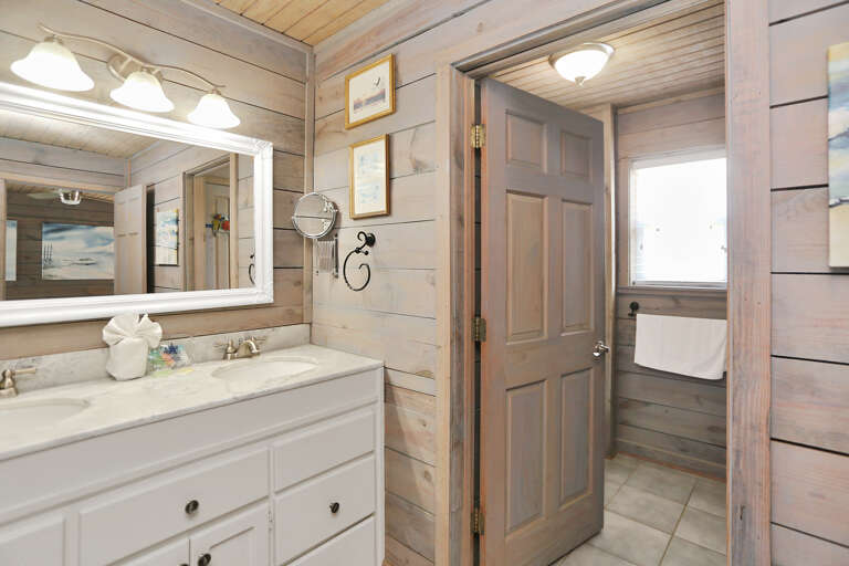 Bedroom 1 - Master Bath with Private Shower & Toilet Room