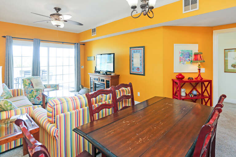 Gulf Front Living Area