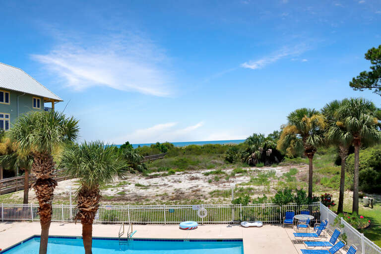 View of Community Pool and Beach