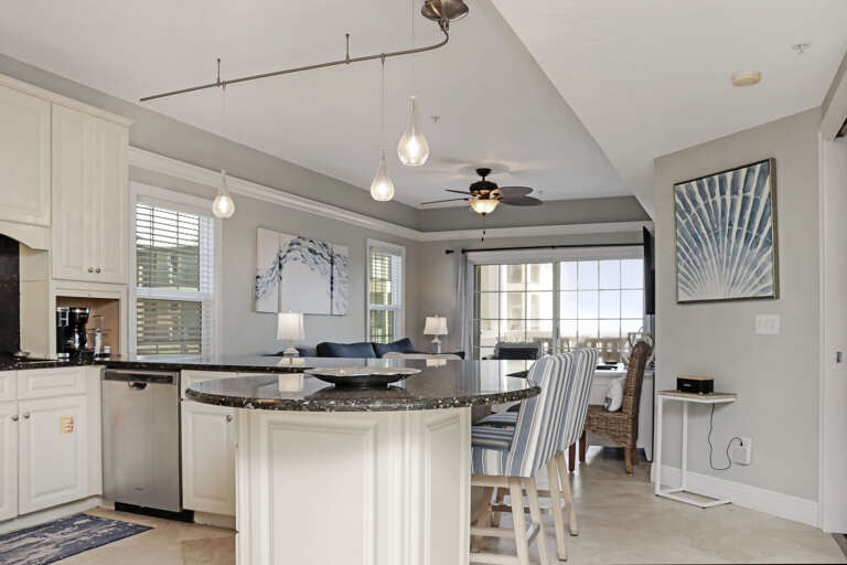 Kitchen and Living Room