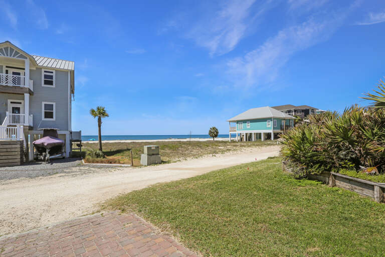 Beach View from Rear Driveway Beach View from Rear Driveway