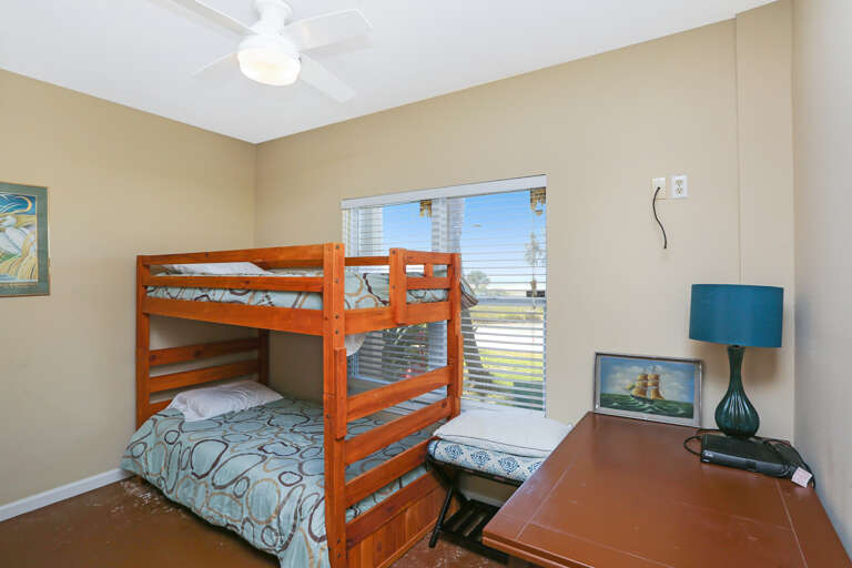 Bunk Beds in Separate Living Area on Ground Floor