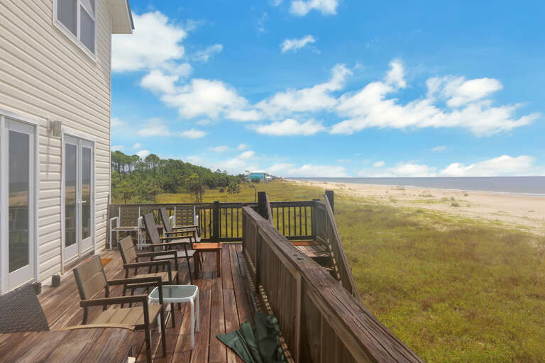 Gulf Front Deck View