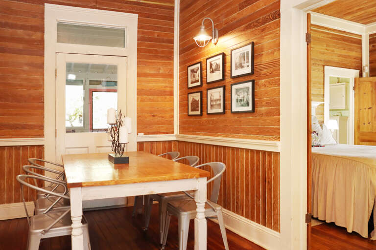 Dining Area and Master Bedroom