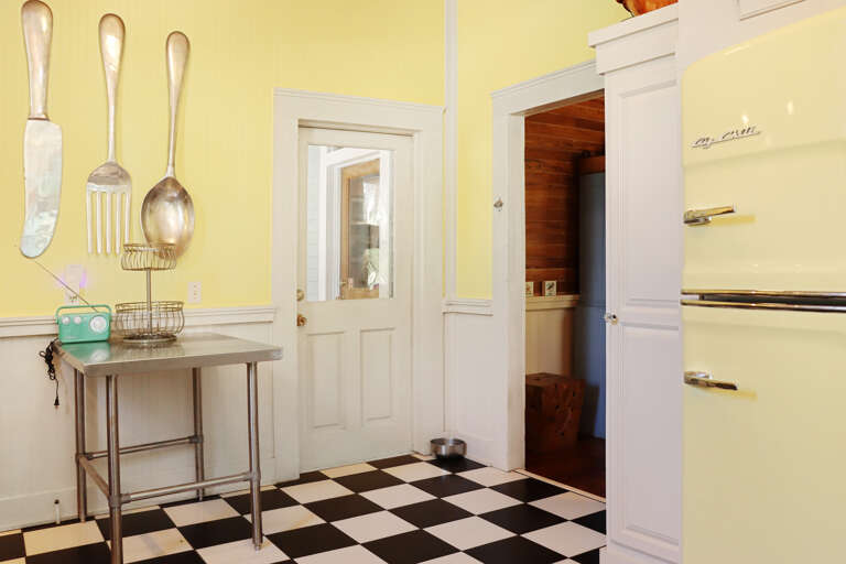 Kitchen with Access to Screened Back Porch
