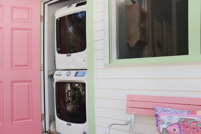 Laundry Closet on Back Deck