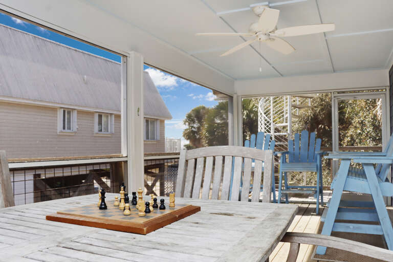 Beach View Screened Deck