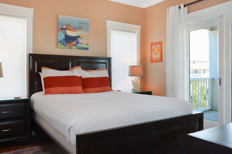 Bedroom 3 with Roadside Deck