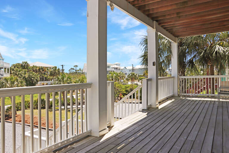Covered Roadside Deck - Main Level