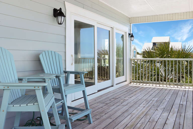 Covered Deck on First Floor