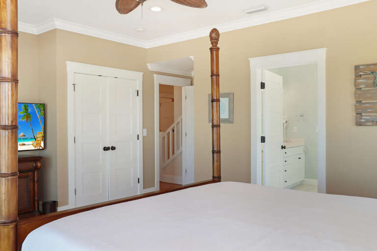 Bedroom 5 with Master Bath and TV