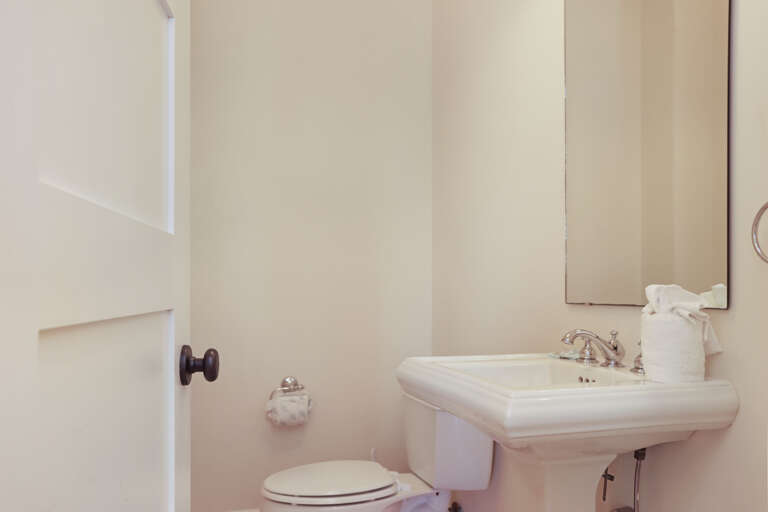 Half Bathroom on Ground Floor
