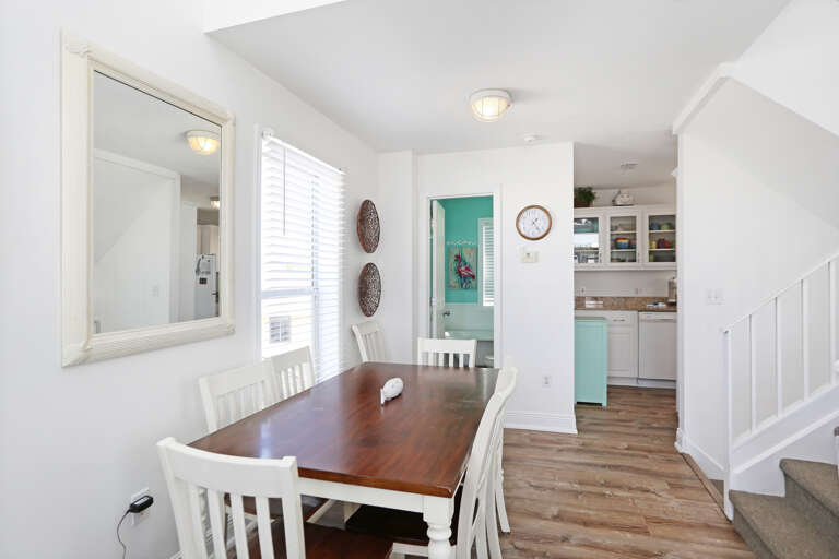 Dining Area, Kitchen & Bath