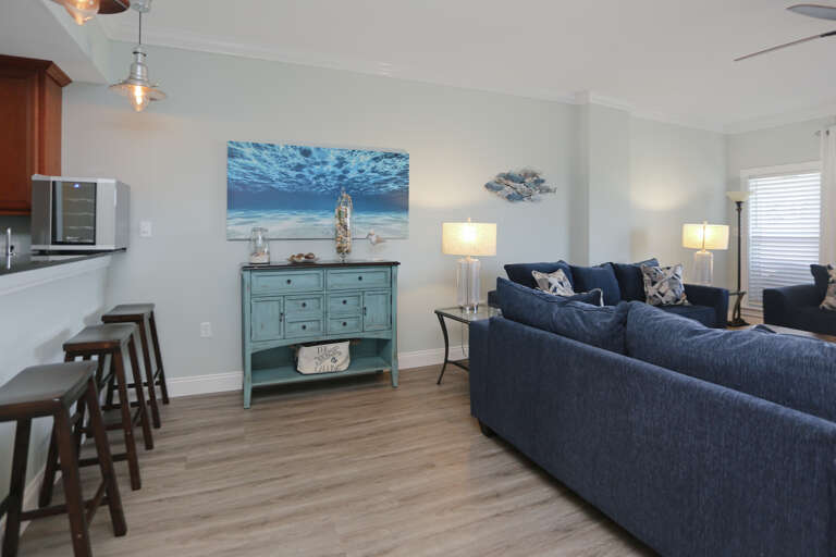 Living Room & Bar Seating