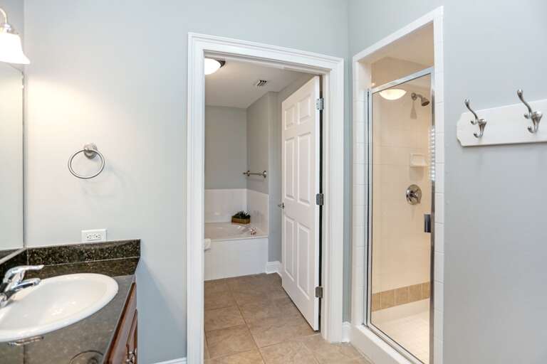 Bedroom 1 - Master Bath Shower