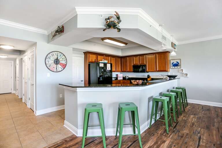 Kitchen with Bar Seating