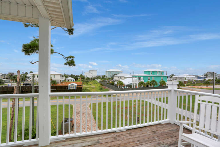 Open Section of Top Floor Deck