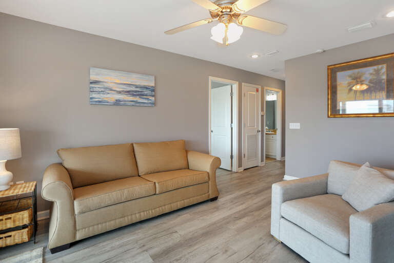 Sitting Room on 1st Floor with Sleeper Sofa