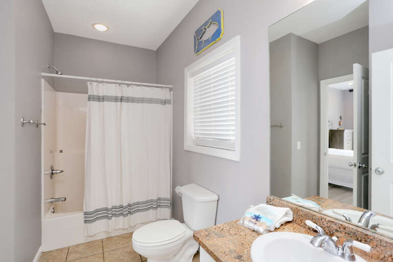 Full Bath Shower on Top Floor