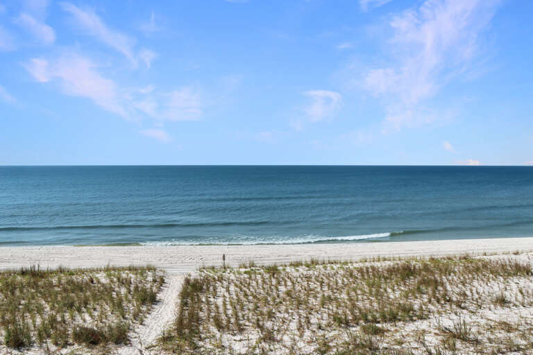 Beach View from Top Floor Deck